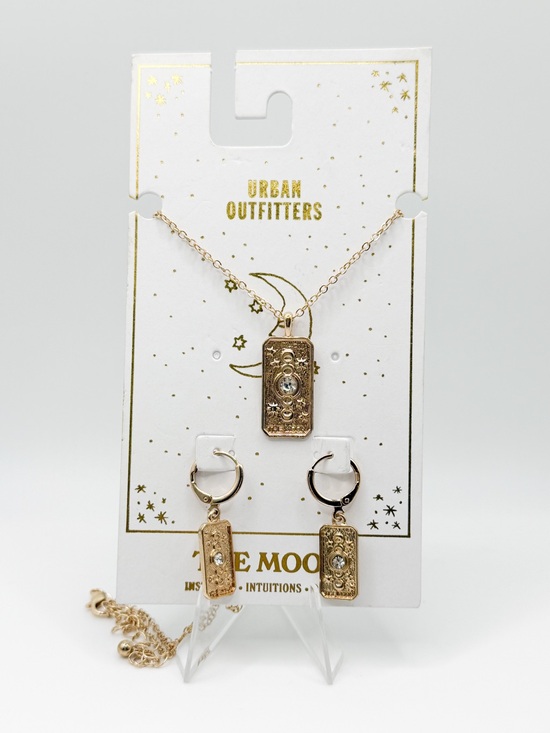 Urban Outfitters Jewelry - Urban Outfitters Gold-tone Layered Pendant Necklace Set